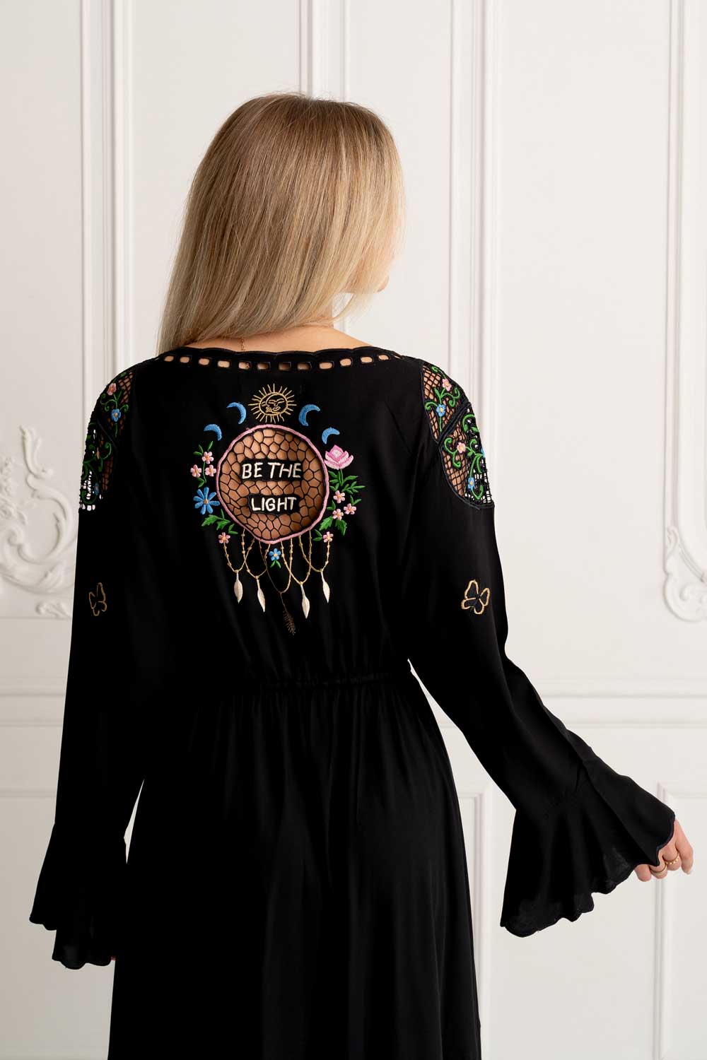 Flamingo Kimono Dress 5bcc